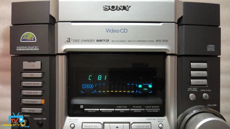 ارور C81 تعمیر ضبط خانگی سونی