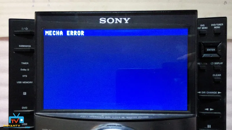 خاموش شدن ضبط خانگی سونی